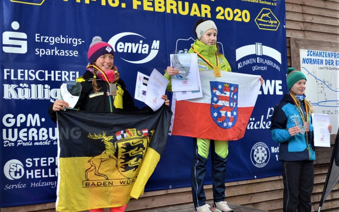 Anna-Fay Scharfenberg gewinnt Deutschen Schülercup  in Johanngeorgenstadt